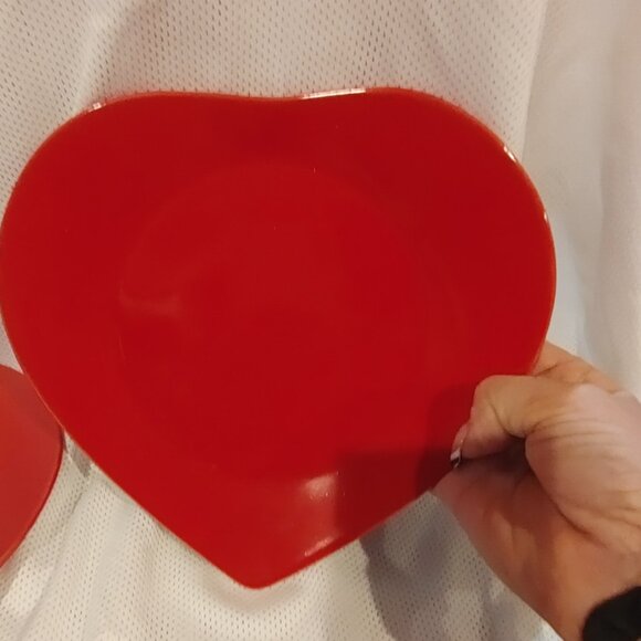 Heart Plate Set of 4 - Picture 3 of 7